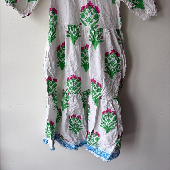 SZ BLOCKPRINTS Gaia Dress Floral Print Size Small - Picture 4 of 11